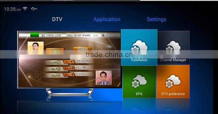 1080P Quad Core Amlogic S805 Android DVB-T2 TV BOX Smart Hybrid Set-top Box