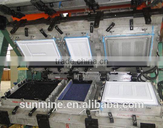 Top ranking seven stations refrigerator rotary door foaming production manufacturing line