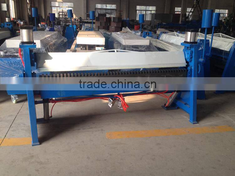 ventilation pipe steet sheet hand folding machine