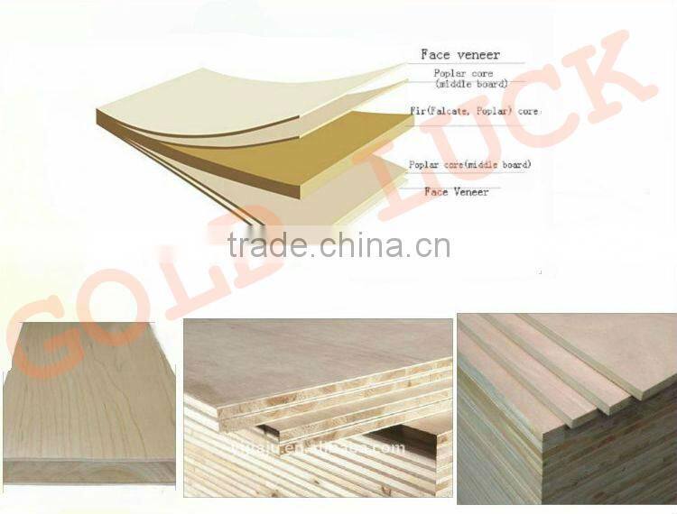 Raw and Melamine Blockboard for Furniture and Door Panel (Blockboard)