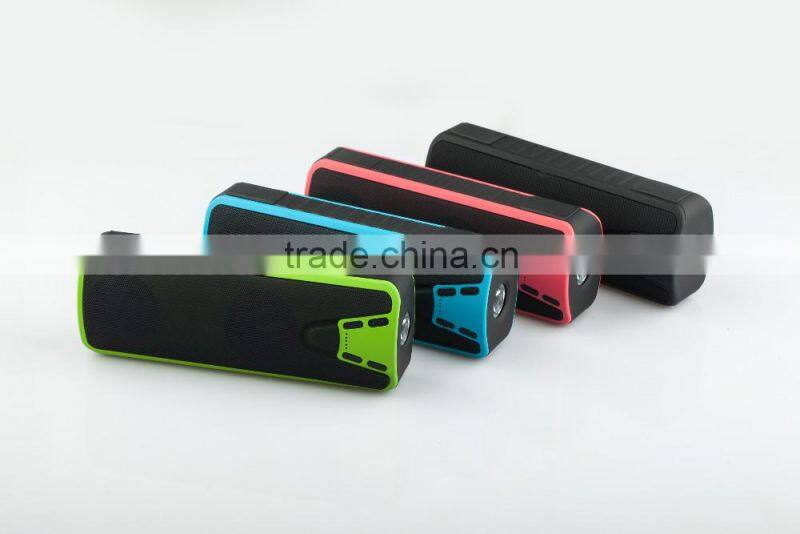 double horn and low distortion water-proof wireless speaker with 4000mah large battery