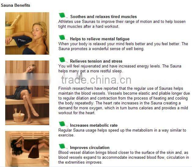 Best selling Prefect Making Low EMF Carbon Infrared Steam Healthy Sauna (CE/RoHS)