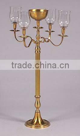 crystal glass candle holder crystal glass candelabra wholesale