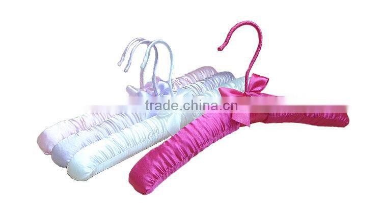 Adjustable Satin Padded Kids Hanger, Bendable Clothes Hangers for Baby
