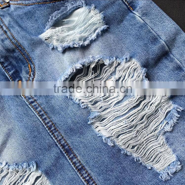 2016 Summer Women Bulk Wholesale Damaged Wrap Jeans Tassel Designs Slim Short Ripped Denim Office Skirt Crushed Skirts Ladies