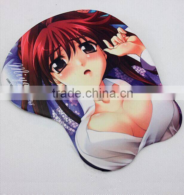 carton sexy girl mouse pad breast mouse pad