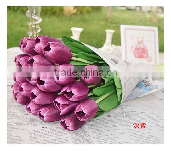 Modern decorative artificial tulip flower,tulip flowers for decoration