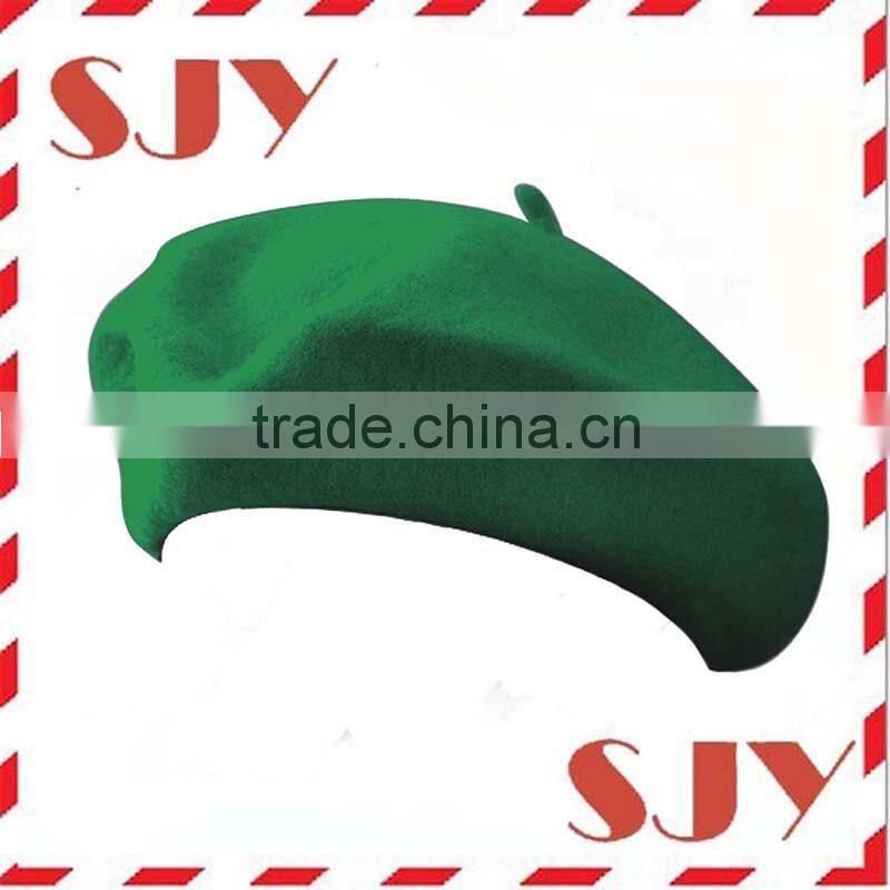 100% Wool Mens military Brown Beret