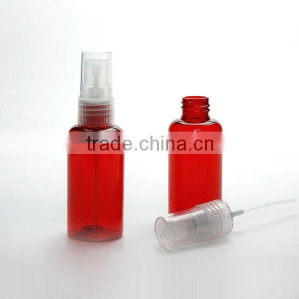 Spray cap PET bottle 60ml Red Clear