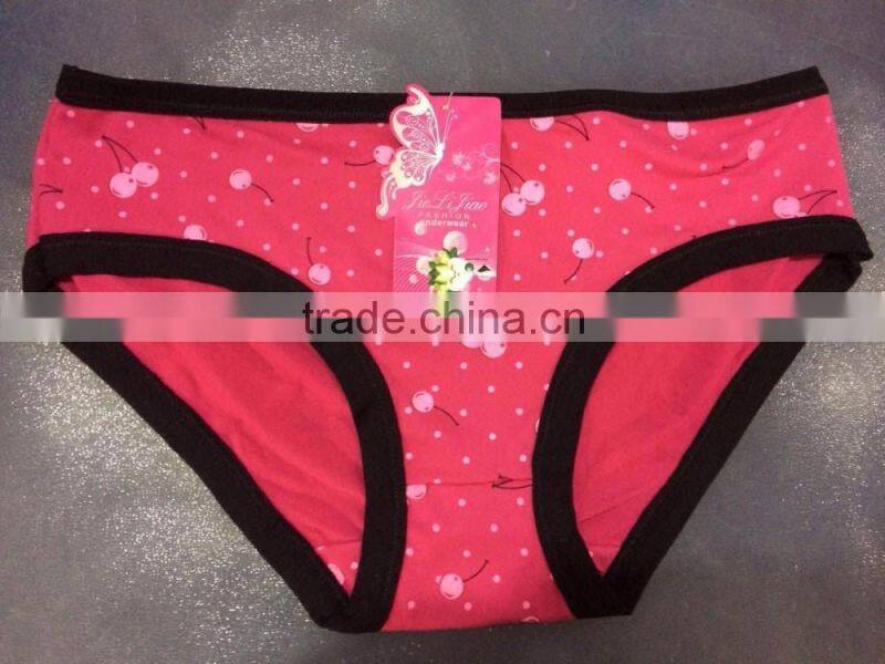 Cheap Price Poly Cotton Girl Briefs