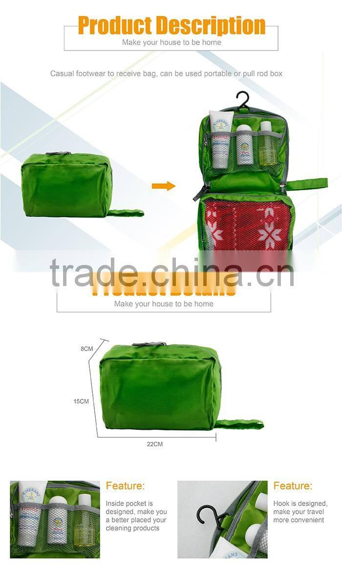 Hanging Mesh Travel Makeup Bag Kit, Luggage Organizer Cosmetic Toiletry