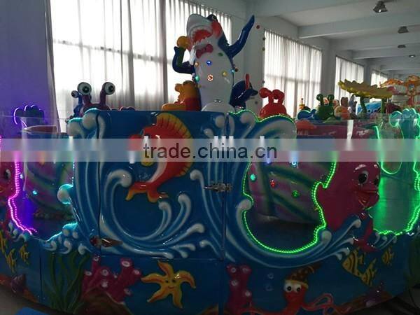 outdoor electronic amusement park ocean singer rides children games