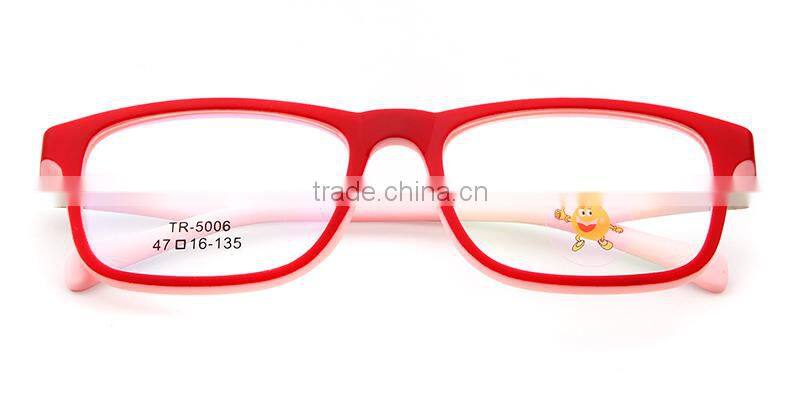 2015 New Cute Eyeglasses Fashion Eye Glasses Boys Girls Kids Optical Frame Myopia Computer Glasses Frame TR5006