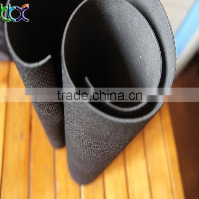 2015 New shoe material 100% nylon cambrelle laminated with EVA