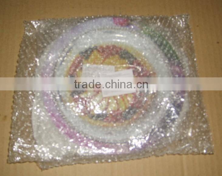 6"-14" flat melamine ware dinner plate with full printing