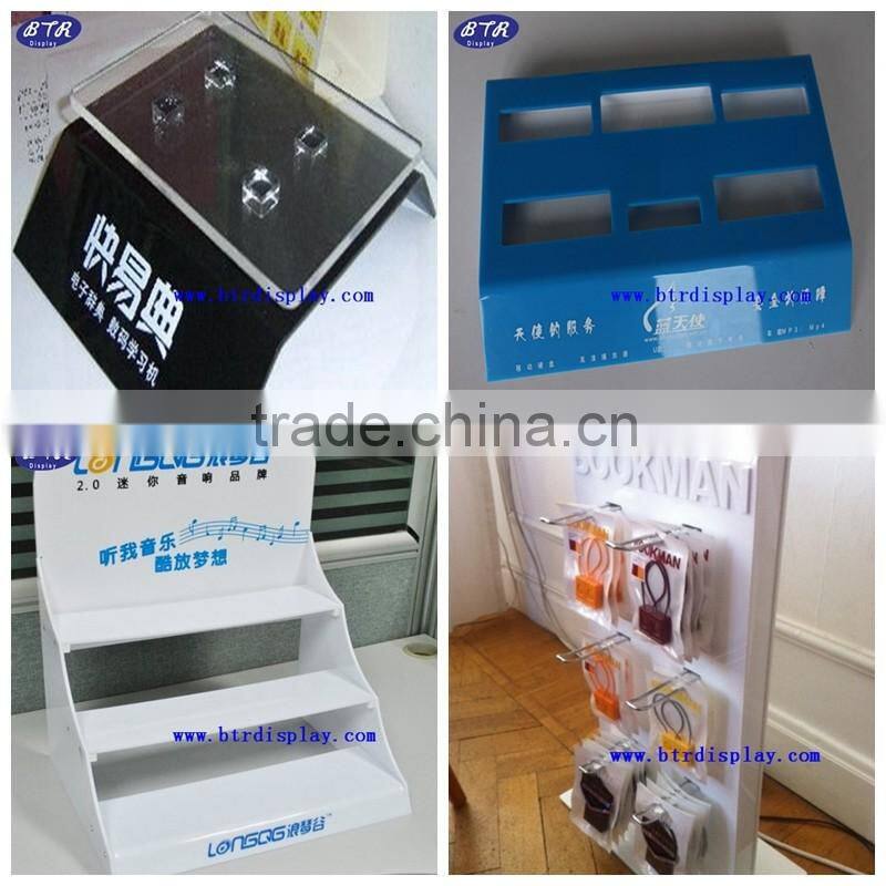 plastic acrylic battery display rack