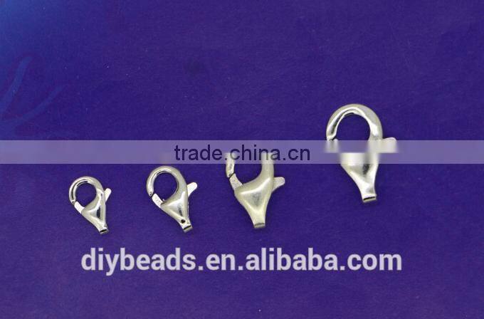 high quality 925 sterling silver Lobster Claw necklace buckle for DIY roll chian decpration, and antioxidation and antiallergic