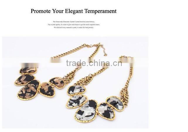 Multicolor Stones Choker Collar Vintage Pendant Statement Necklace Women Necklaces & Pendants Fashion Necklaces for Women 2014