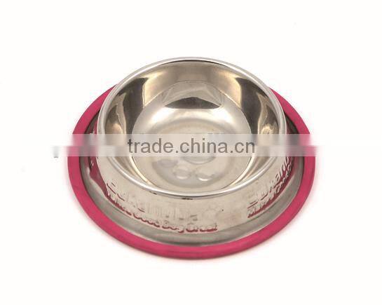 ZML5068 portable food for pet pet products stainless steel pet bowl