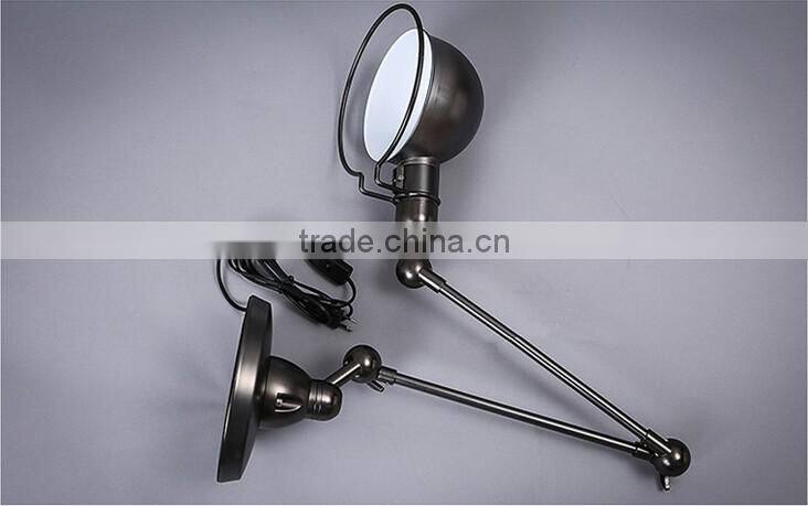 Industrial LED Adjustable Swing Arm Desk Light