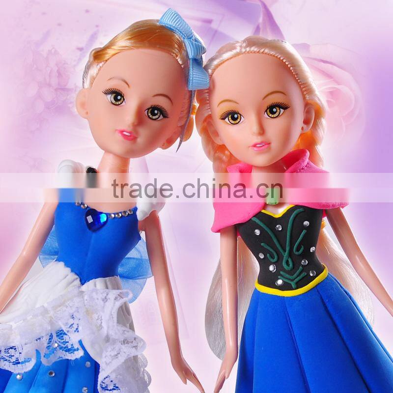 Chinese Wholesale Modeling Clay DIY Princess Cinderella Doll
