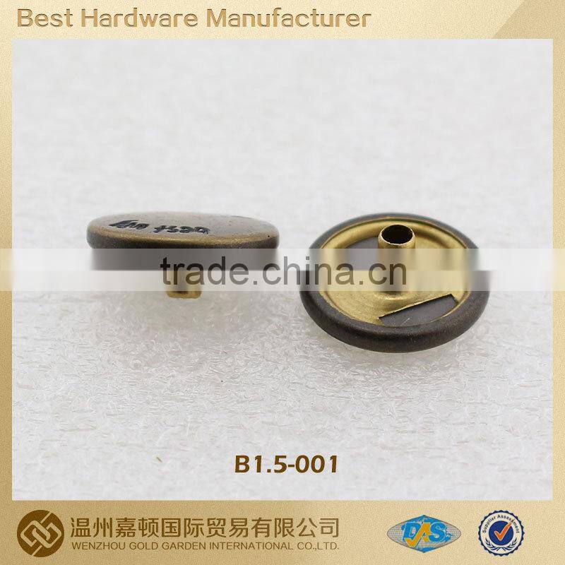 good selling snap clip buttons for clothing