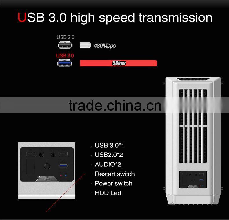 aigo-XJ water cooled DIY Split-type Gaming Computer Case