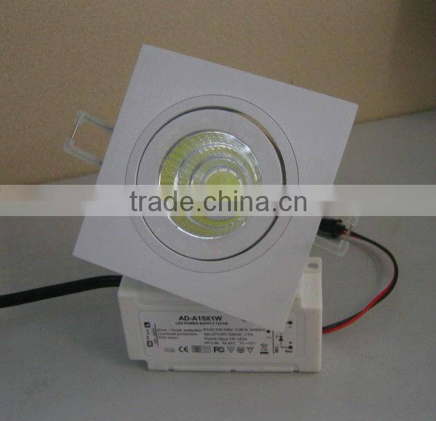 SAA approver dimmable COB 9W 12W COB led downlight