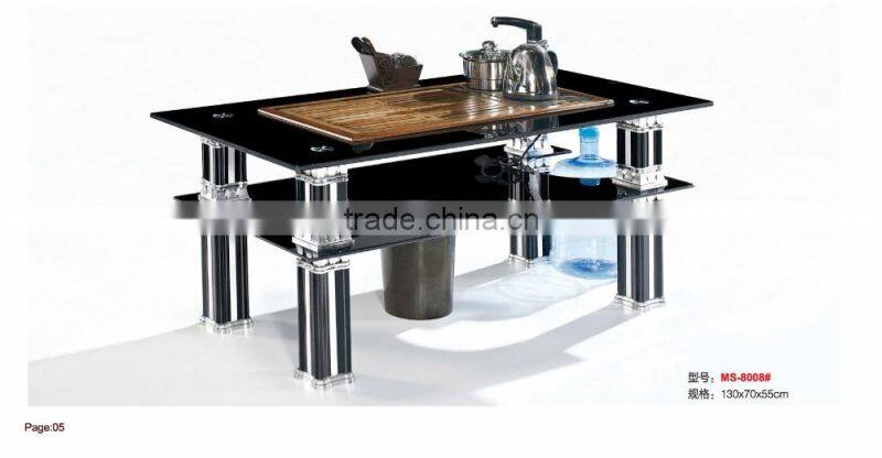 hot sale modern tempered glass coffee table