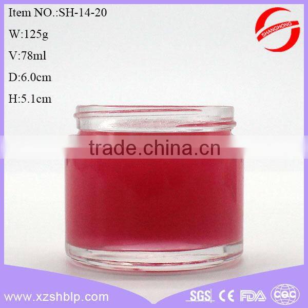 clean glass airless cosmetic glass bottle for girls