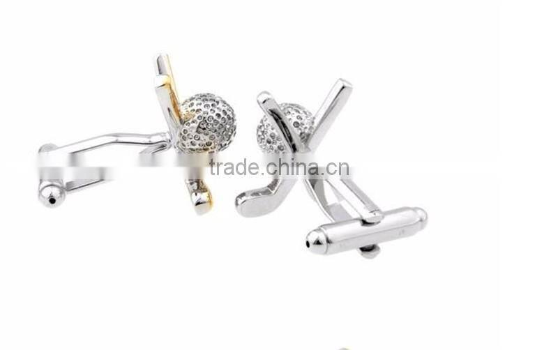 Alibaba customized two tone novelty fashion jewelry brass cufflinks