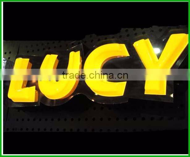 Go!!!Waterproof Led Illuminated Embossing Led Letter Box Sign