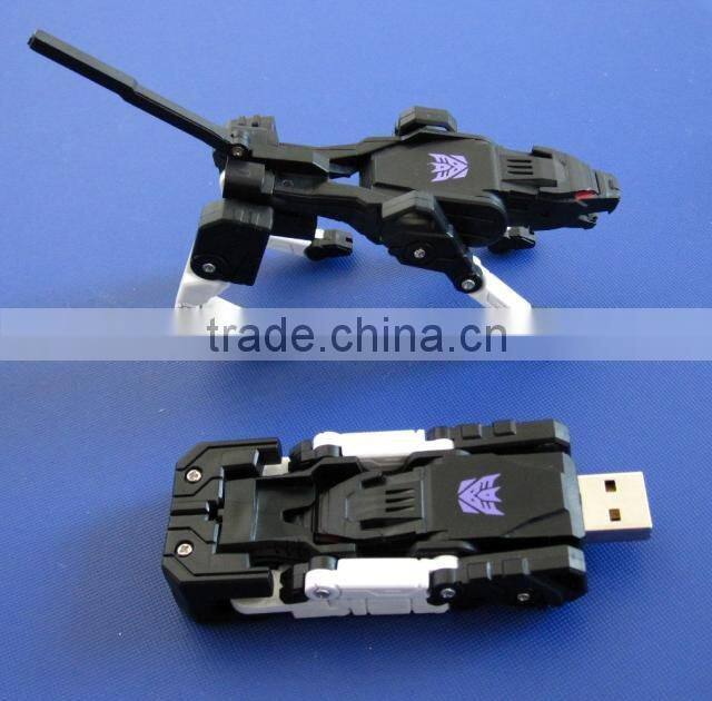 promotional 32GB Plastic Transformers USB flash drive gift USB2.0 100% real capacity with free sample