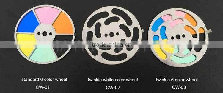 10W white LED optic fiber twinkle color wheel light for star sky ceiling decoration