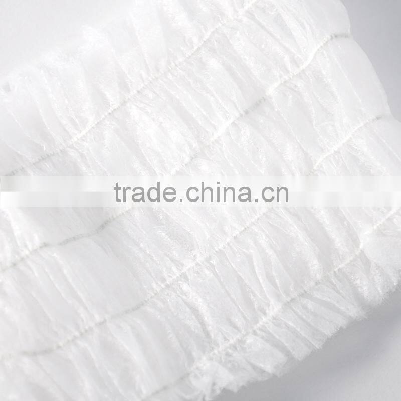 disposable women wide elastic hair bands for spa