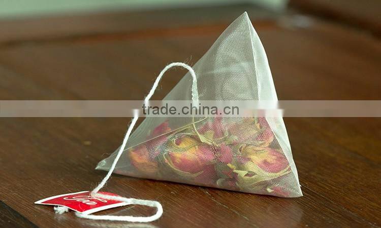 TOP SALE Simply Biodegradable Nylon Pyramid Tea Bags