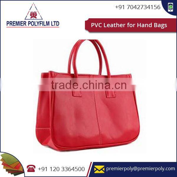 High Popular Attributable To Its Different Properties PVC Leather For Hand Bags