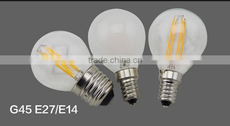 Dimmable led filament Lamp G45 decorative filament lamp 2/4/6/8W