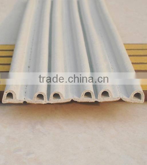 P shape soft foam wooden door seal