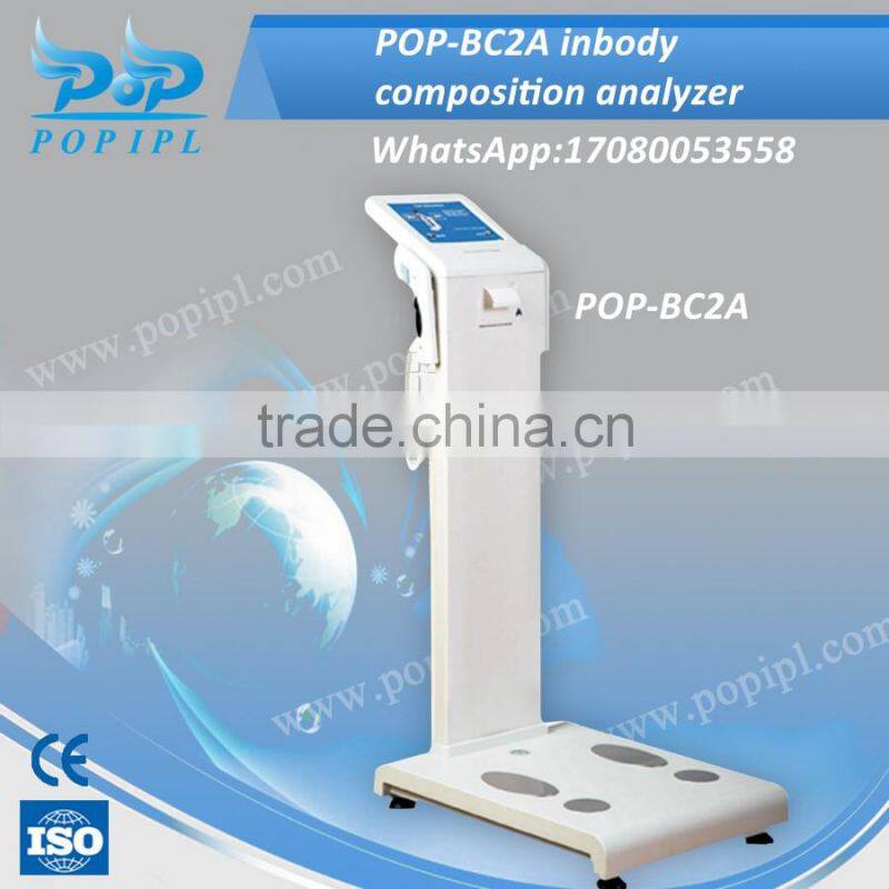 Body compositon analyzer results BCA-2A body analyzer machine price POPIPL CHINE