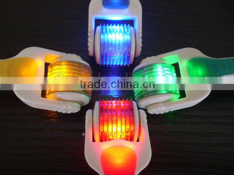 4 bio lights skin photon derma roller led light dermaroller