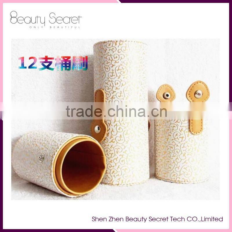 High quality private logo luxurious brush pot make up brush set