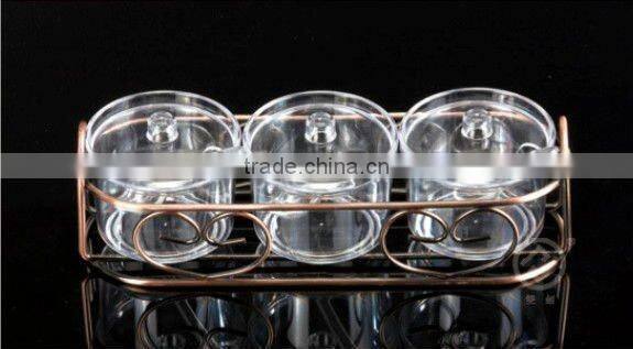 3pcs Plastic Seasoning Pot Set