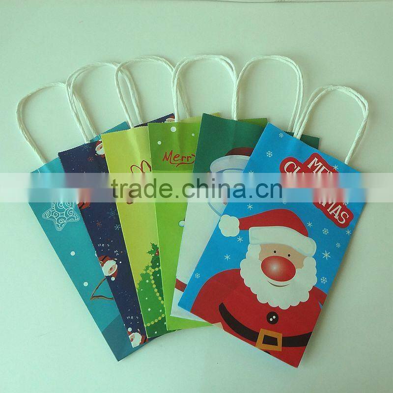 durable custom promotional paper gift packaging bag wholesale
