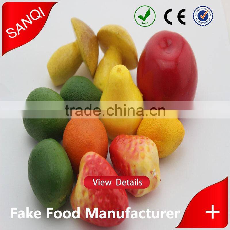 Realistic tropical artificial fruit decorative artificial fruit fake starfruit for home decor