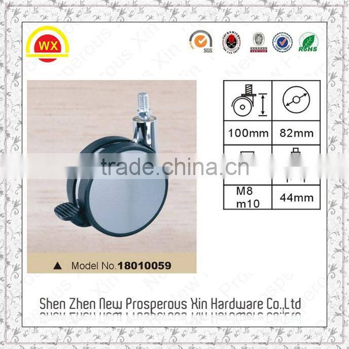 32 PU on nylon push cart caster wheels