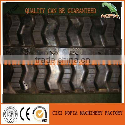 Trade assurance combine harvester rubber track 450*90*48 rubber crawler