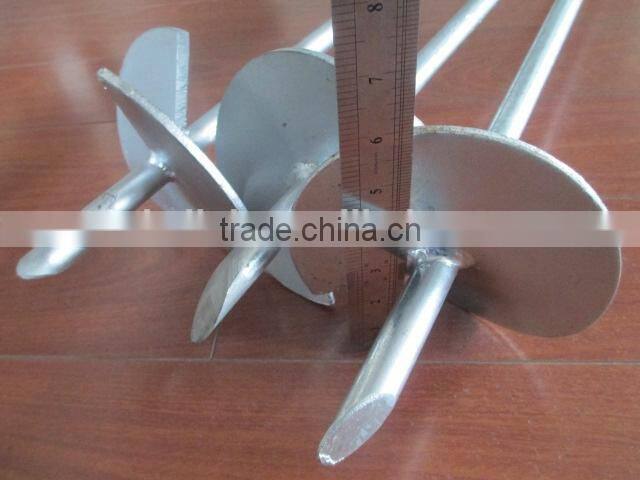 6'' Carbon steel HDG fastener screw ground anchor