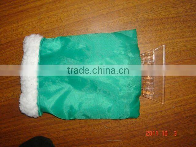 Waterproof Ice Scraper Vehicle Mitt Car Windshield Snow Remover Glove