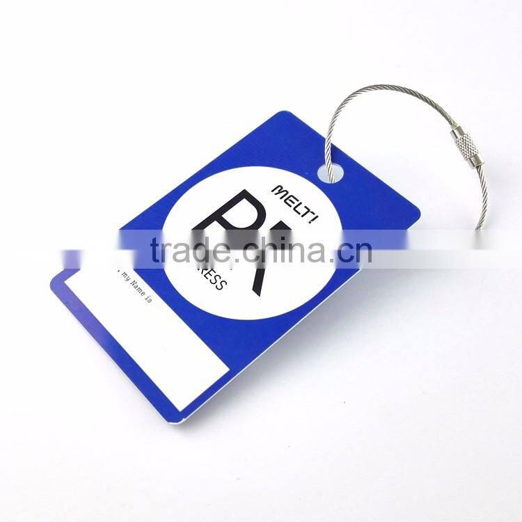 Fine Custom Designs Cheap Price Digtal Printing Bag Luggage Tags